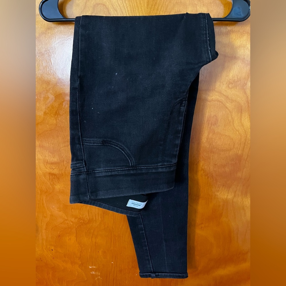 Black Denim Jeggings